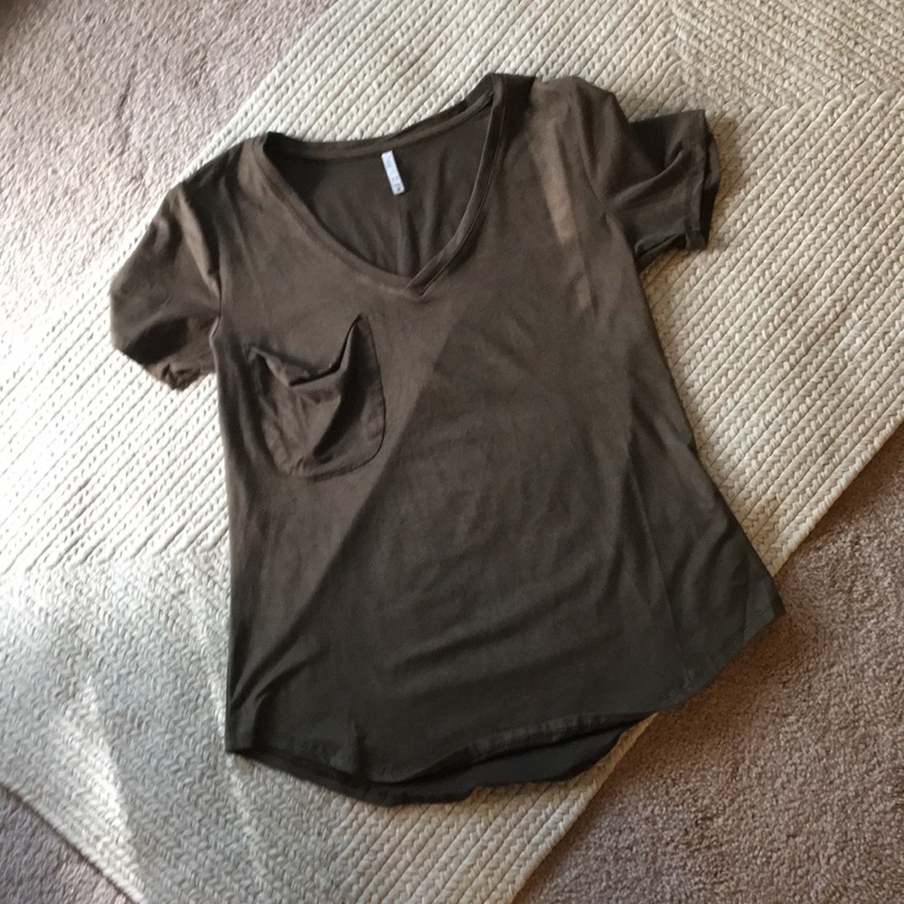 Z Supply Suede V-neck